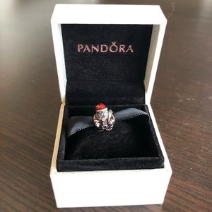 New! Pandora Santa Claus Charm with Enamel
